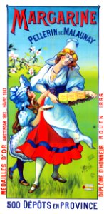 BLOTT, Georges.  Margarine Pellerin, c. 1897.