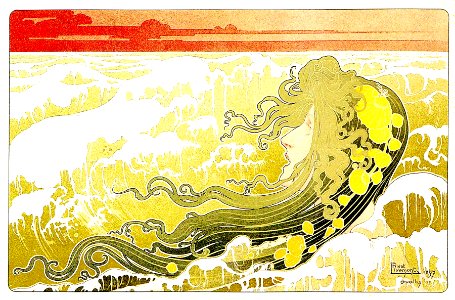 PRIVAT LIVEMONT, Henri.  La mer, 1897.