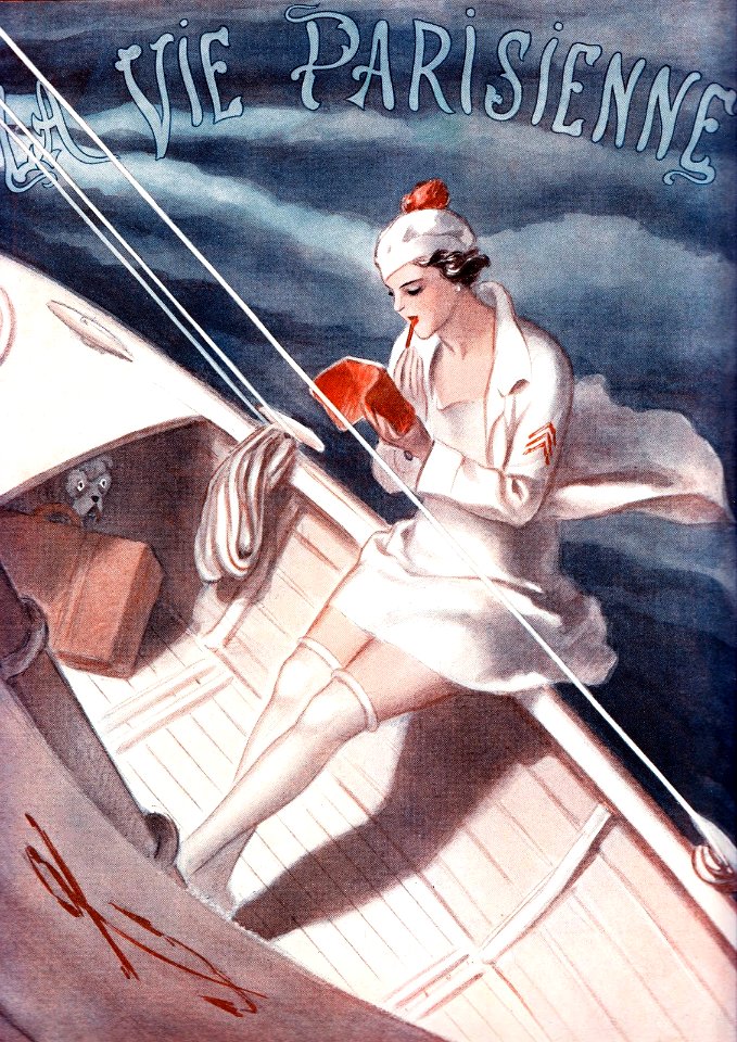 VALLÉE, Armand.  Cover of La Vie Parisienne, June 18, 1927.
