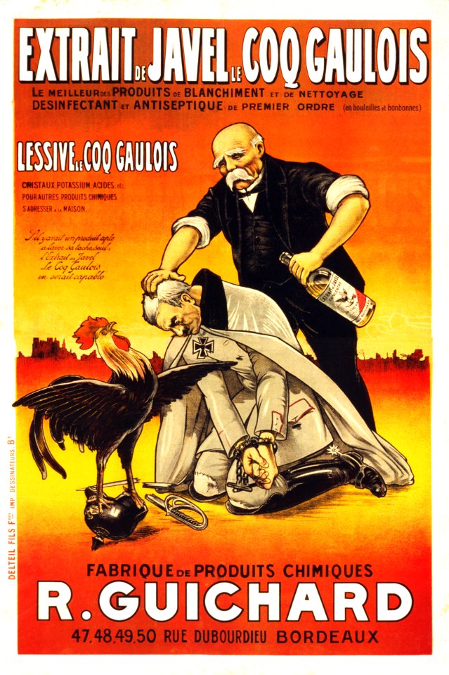 Extrait de Javel de le Coq Gaulois, R. Guichard, c. 1917