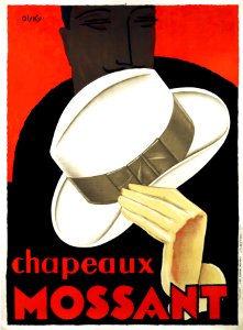 OLSKY.  Chapeaux Mossant, 1928.