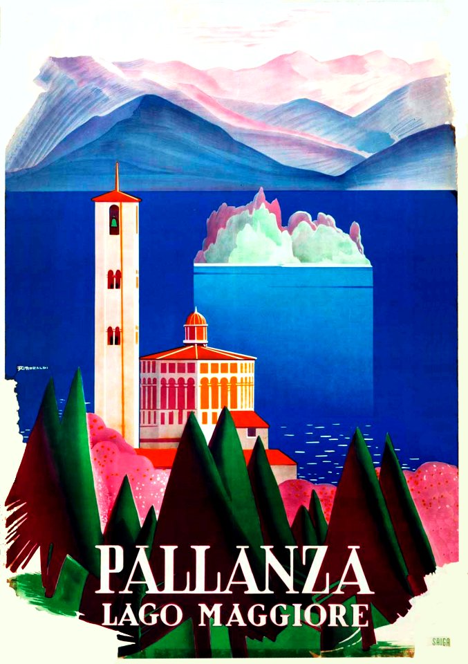RICCOBALDI DEL BAVA, Giuseppe. Pallanza Lago Maggiore.