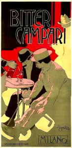 HOHENSTEIN Adolfo-Bitter Campari Milano-1902