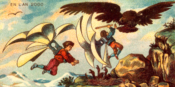 CÔTÉ, Jean Marc.  🇫🇷  En l'an 2000 [The Little Eagle's Nest Robbers], 1899.