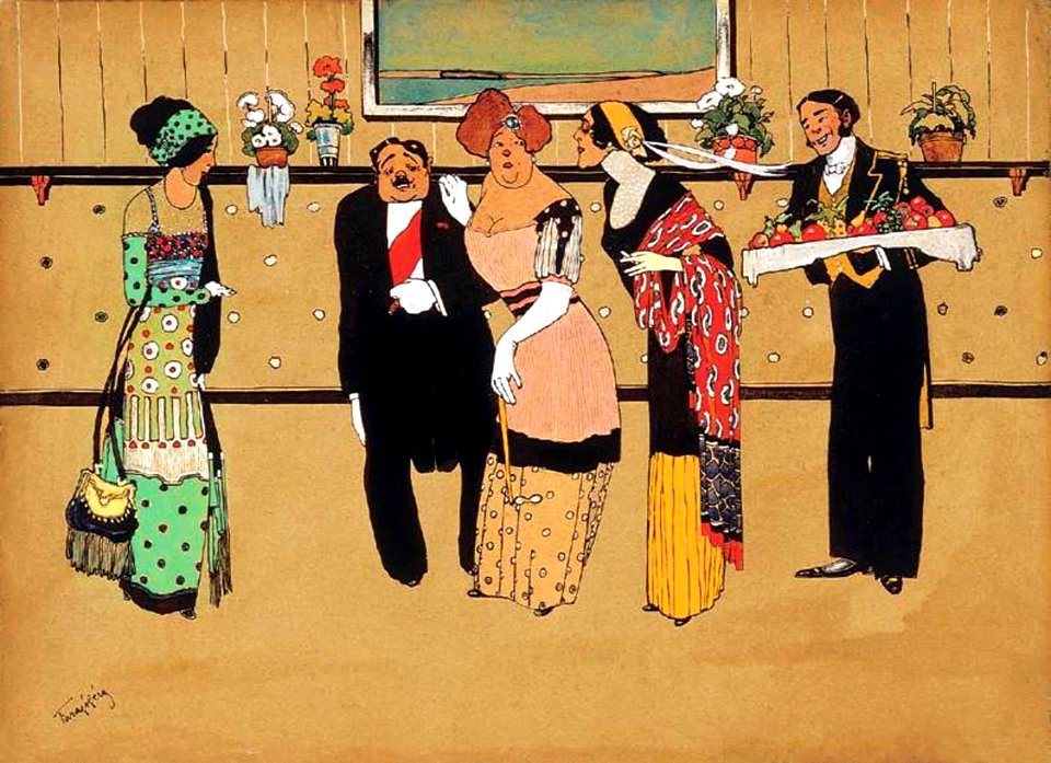 FARAGÓ, Géza (1877-1928). Reception, c. 1910s
