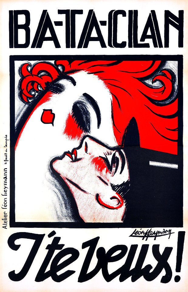 HEYMANN, Léon.  Ba-Ta-Clan, "J'te veux!", 1923.