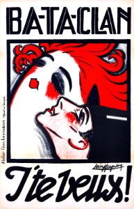 HEYMANN, Léon.  Ba-Ta-Clan, "J'te veux!", 1923.
