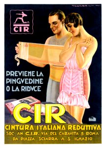 COBELLA, Tito.  CIR Cintura Italiana Reduttiva, 1920.