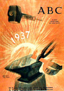 TEJADA, Aníbal.  ABC, Diario Republicano de Izquierdas, Frente Popular, 1937.