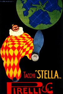 NANNI, Nino. Tacchi "Stella", Pirelli & C.. Free illustration for personal and commercial use.