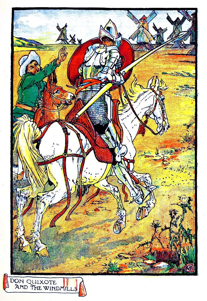CRANE, Walter (1845-1915). “Don Quixote of the Mancha” retold by Edward Abbott Parry, 1919.