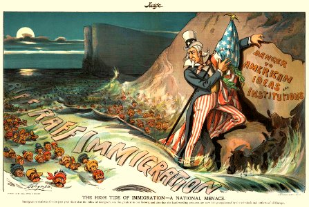 DALRYMPLE, Louis.  High Tide of Immigration —A National Menace, 1903.