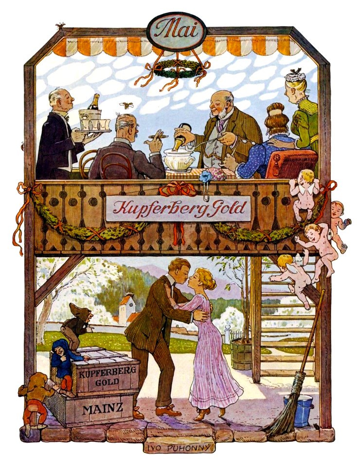 PUHONNY, Ivo. 🇩🇪 Kupferberg Gold, Mai 1909.