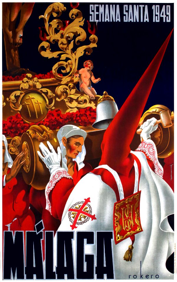 ROKERO. Málaga - Semana Santa, 1949.