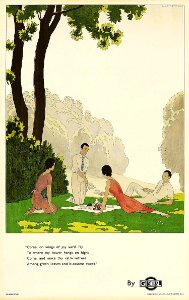 MARTY, André Édouard. 🇫🇷 [Picnic] 1931.