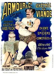 GUILLAUME, Albert.  Armour & Co. Extrait de Viande, c. 1890s.
