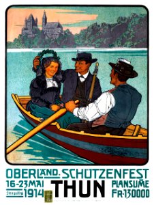 Thun, Oberland Schützenfest, May 1914.