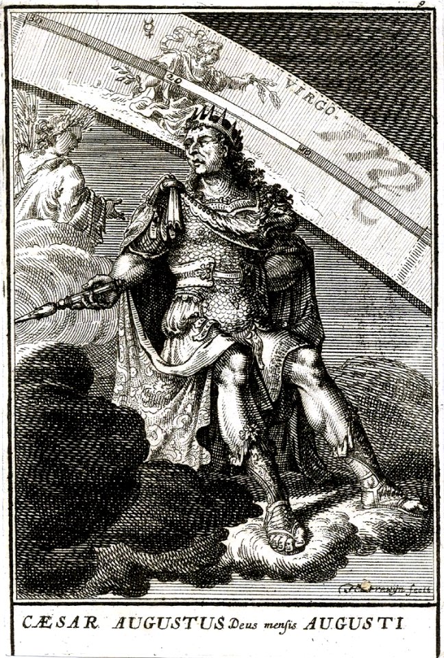 HARREWIJN, Jacobus.  August-Cæsar Augustus-Augusti, 1698.