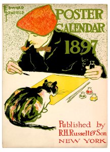 PENFIELD, Edward.  Poster Calendar 1897, 1896.