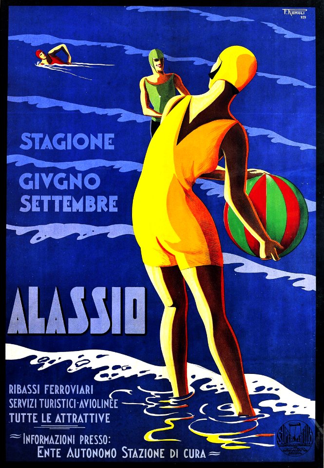ROMOLI, Filippo.  Stagione Giugno Settembre, Alassio, 1929.