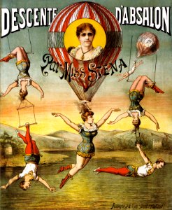 Descente d'Absalon, par Miss Stena, c. 1890s.