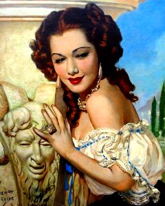 CLIVE, Henry (1881-1960).  🇺🇸  María Montez, 1948.