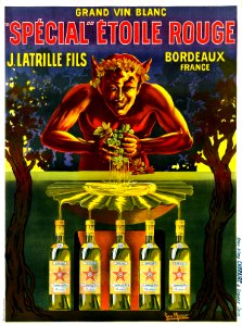 SAN MARCO.  Grand Vin Blanc "Spécial" Étoile Rouge, c. 1920s.