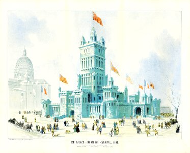 Ice Palace, Montréal Carnival, 1889.