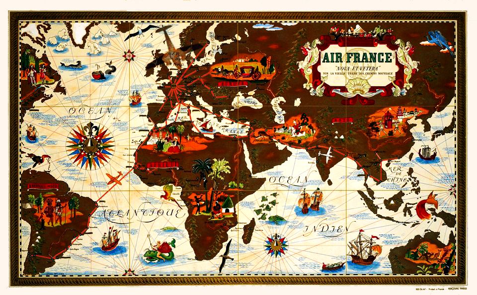 BOUCHER, Lucien.  Air France, "Nova et Vetera", 1938.