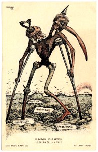 MARTINI, Alberto. 🇮🇹 Danza Macabre Europea, #45, "Il Cammino della Vittoria", 1916.