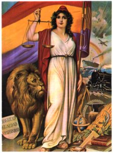 Allegory of the Second Spanish Republic.. Free illustration for personal and commercial use.