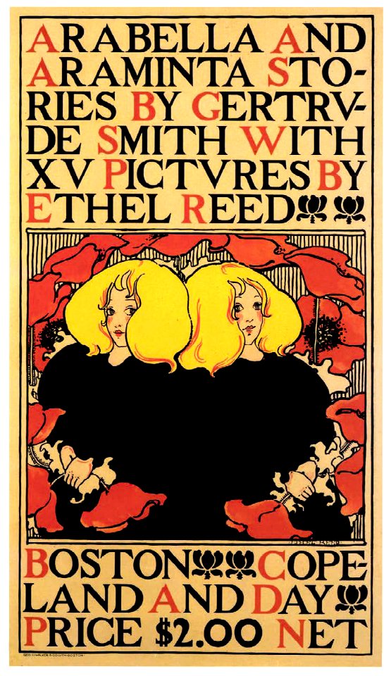 REED, Ethel.  Arabella and Araminta Stories by Gertrude Smith, 1895.