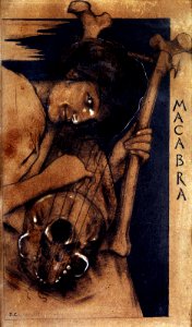 CAMBELLOTTI, Duilio  (1876-1960).  🇮🇹  ‘Macabra’, 1896-98.