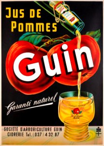 SPINNER, Walther.  Guin, Jus de pommes, c. 1935.