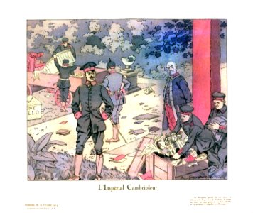 Courboin, Eugéne. "L'Impérial Cambrioleur", from Episode de la Guerre, 1914.