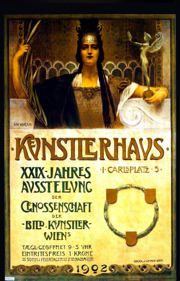 SCHRAM, Alois Hans.  Künstlerhaus, XXIX Jahres Ausstellung, Wien, 1902.