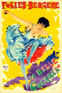 PAL (Jean de PALEOLOGU, 1860-1942).  Folies-Bergère, La Belle Guerrero, 1898.