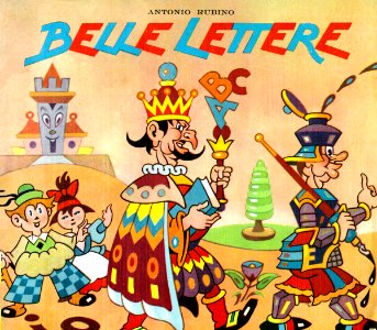 RUBINO, Antonio.  Belle lettere [book cover].