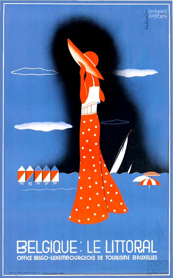 LEMAIRE, Edgar.  Belgique: Le Litoral, 1933.