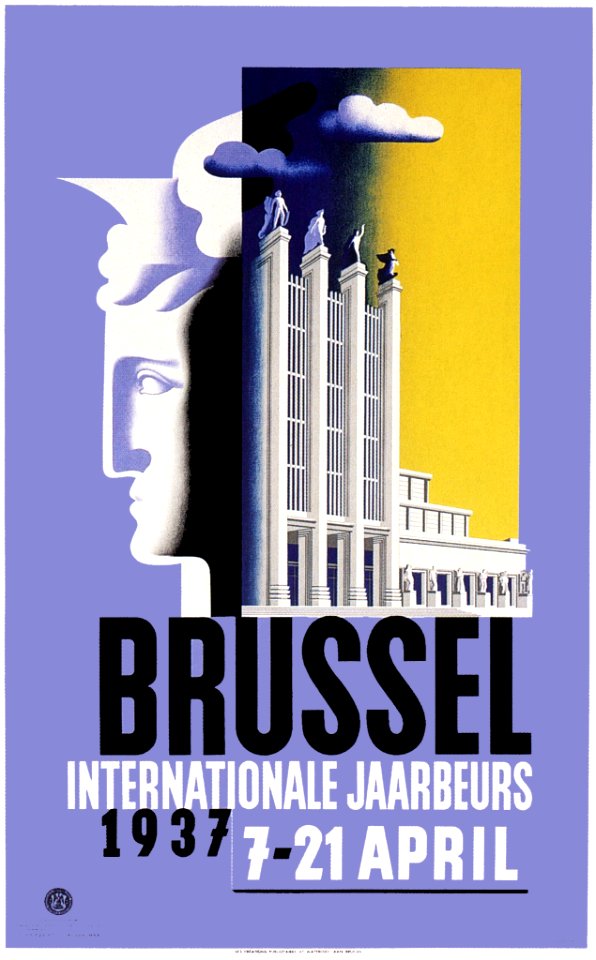 MARFURT, Leo. 🇧🇪 Brussel Internationale Jaarbeurs, April 1937.
