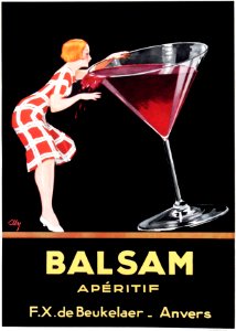 ALY.  Balsam Apéritif, c. 1920s.