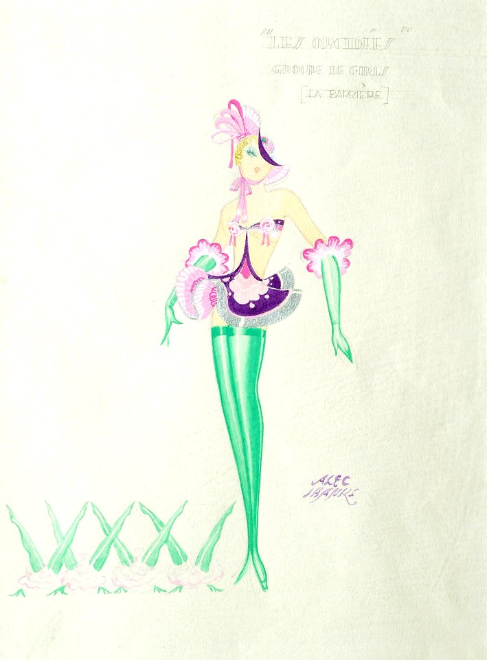 SHANKS, Alec.  “Les Orchidées”, groupe de girls, 1931.