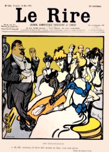 Caran d'Ache.  "Les Explorateurs."  Cover of Le Rire, May 18. 1901.