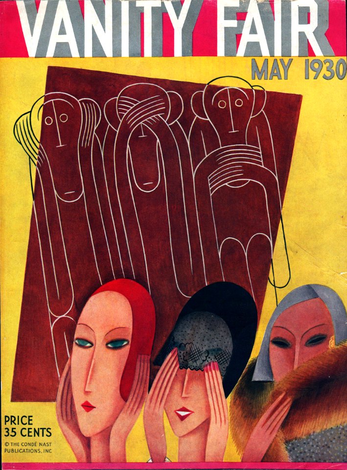 COVARRUBIAS, Miguel.  Cover of Vanity Fair, May 1930.