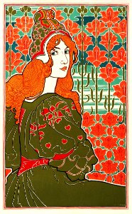 RHEAD, Louis (1857-1926). "Jane" published L'Estampe Moderne, 1898.. Free illustration for personal and commercial use.
