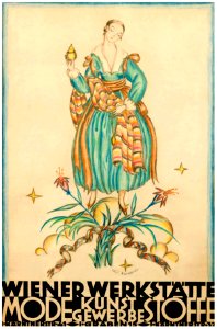 JACOBSEN, Lili. Wiener Werkstätte Mode Kunst Gewerbe Stoffe, c. 1917.