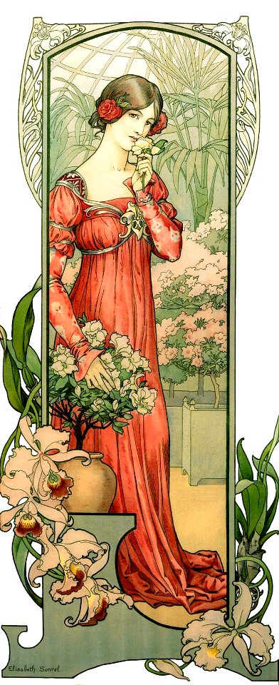 SONREL, Elisabeth.  Fleur des Serres.