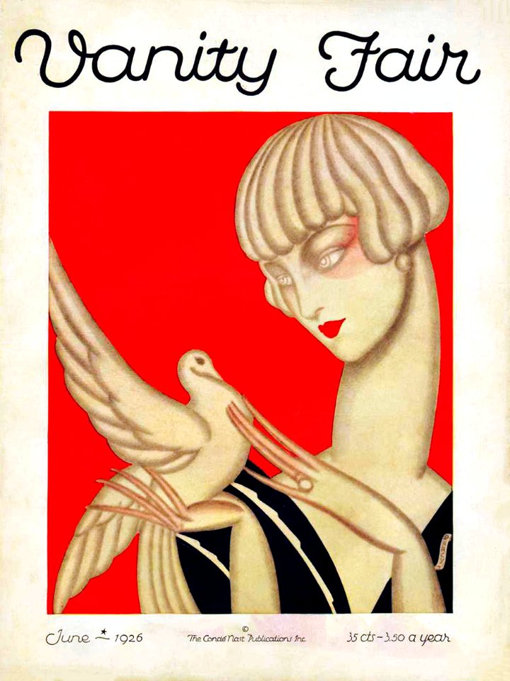 DARCY, Lyse.  Cover of Vanity Fair, June 1926.