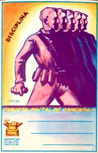 Agrupación Socialista Madrileña, tarjeta postal de campaña.