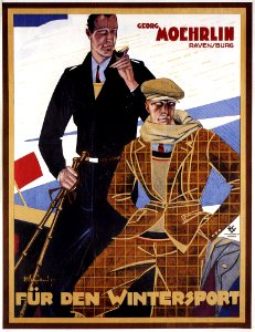 ENGELHARDT, Julius Ussy.  Georg Moehrlin, Für den Wintersport, 1927.